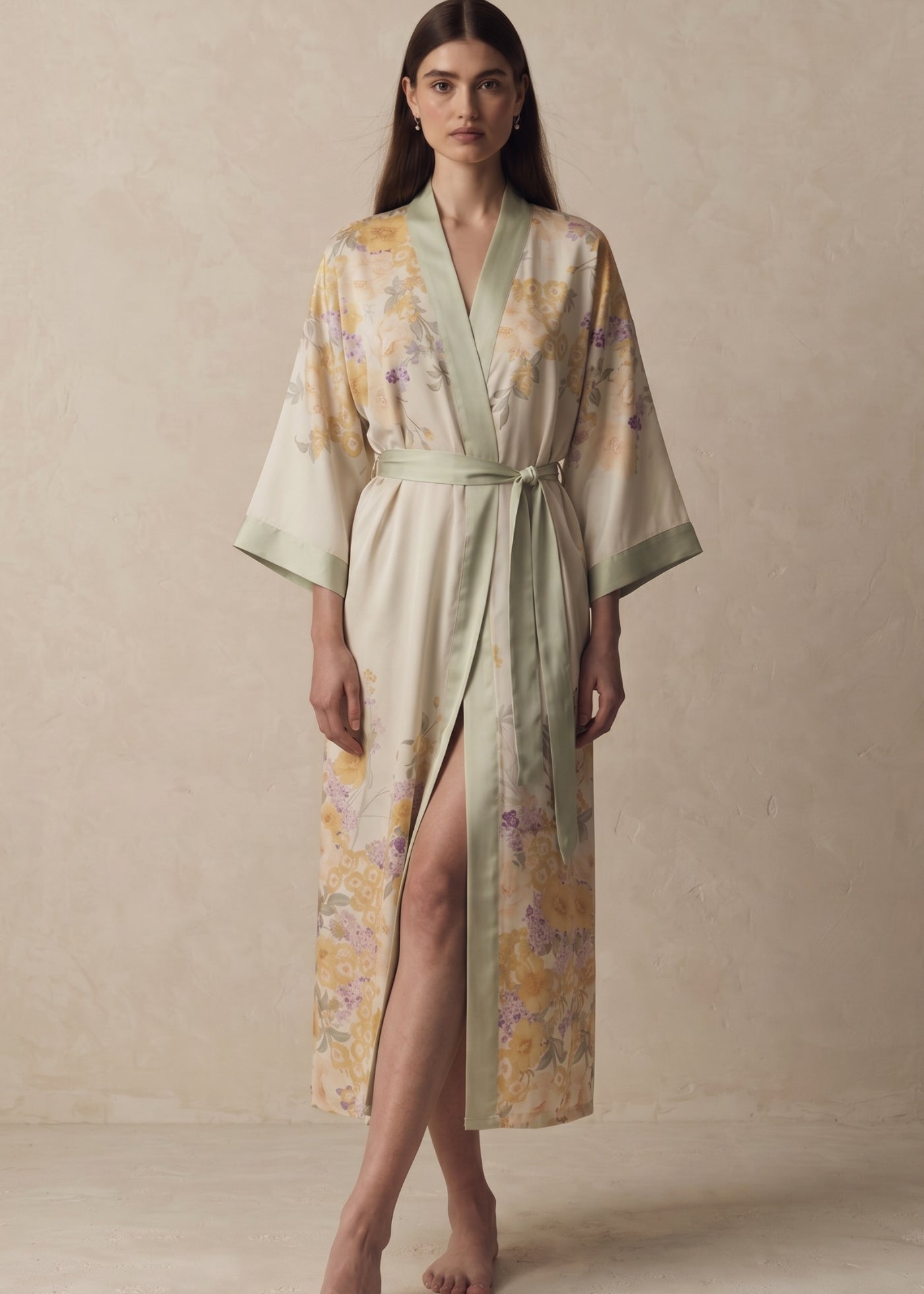 Robe Kimono Longue Femme