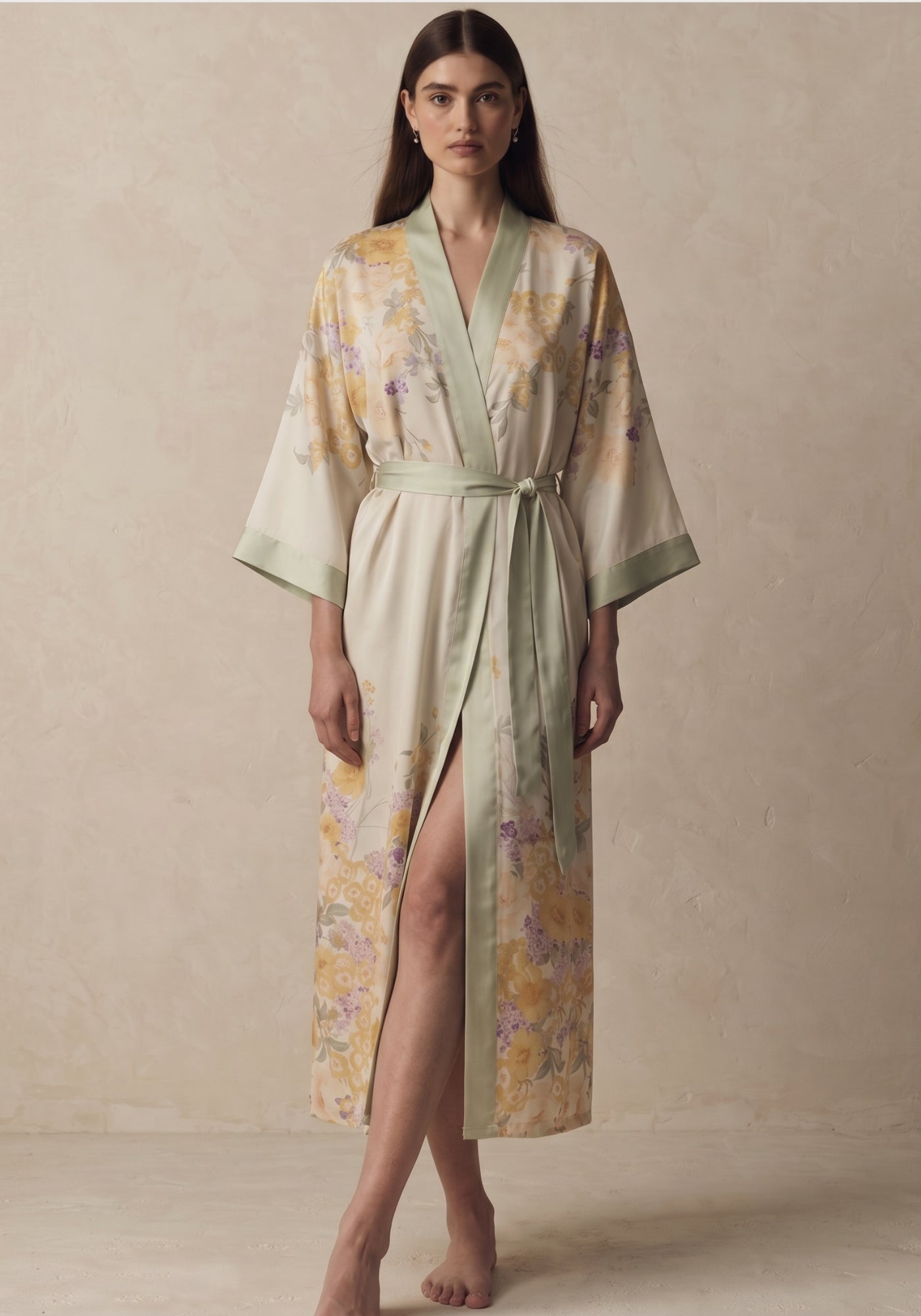 Robe Kimono Longue Femme