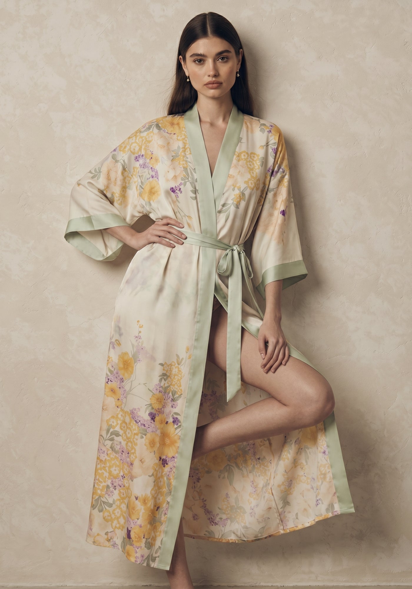 Robe Kimono Longue Femme
