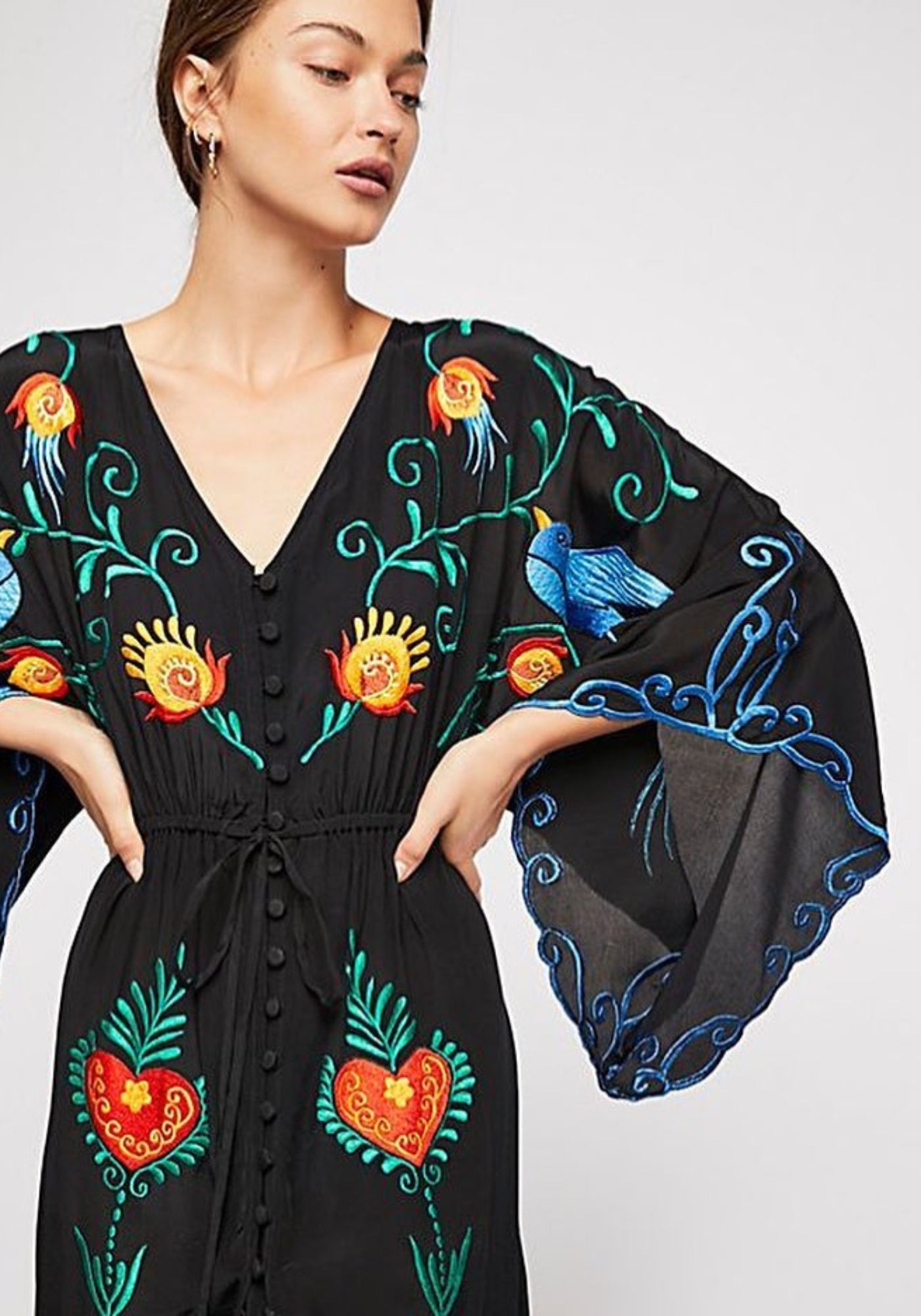 Robe kimono longue | Reika