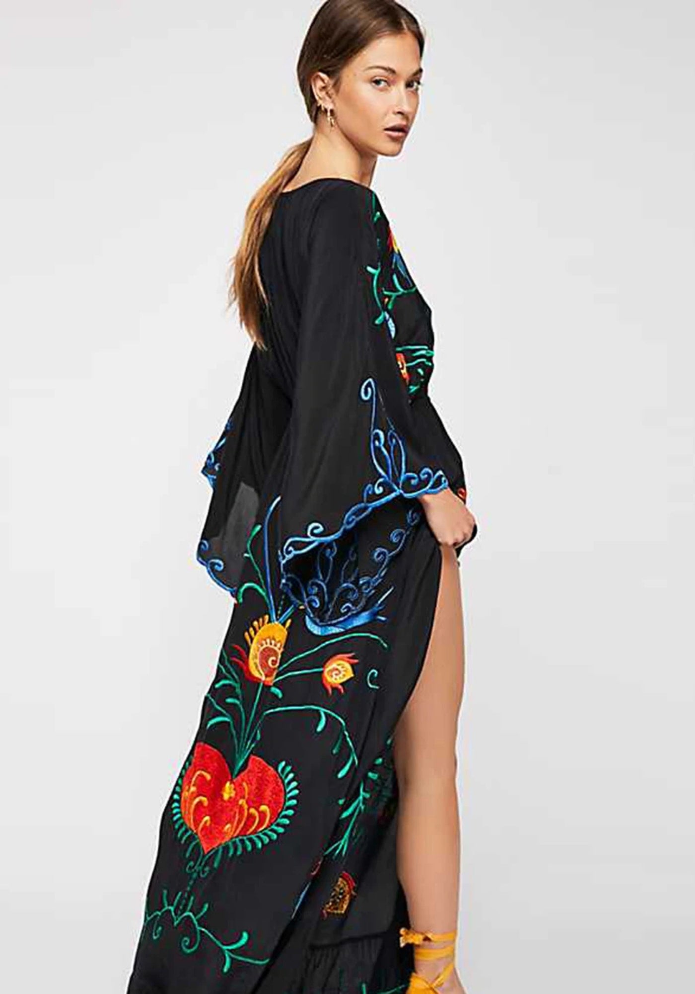 Robe kimono longue | Reika