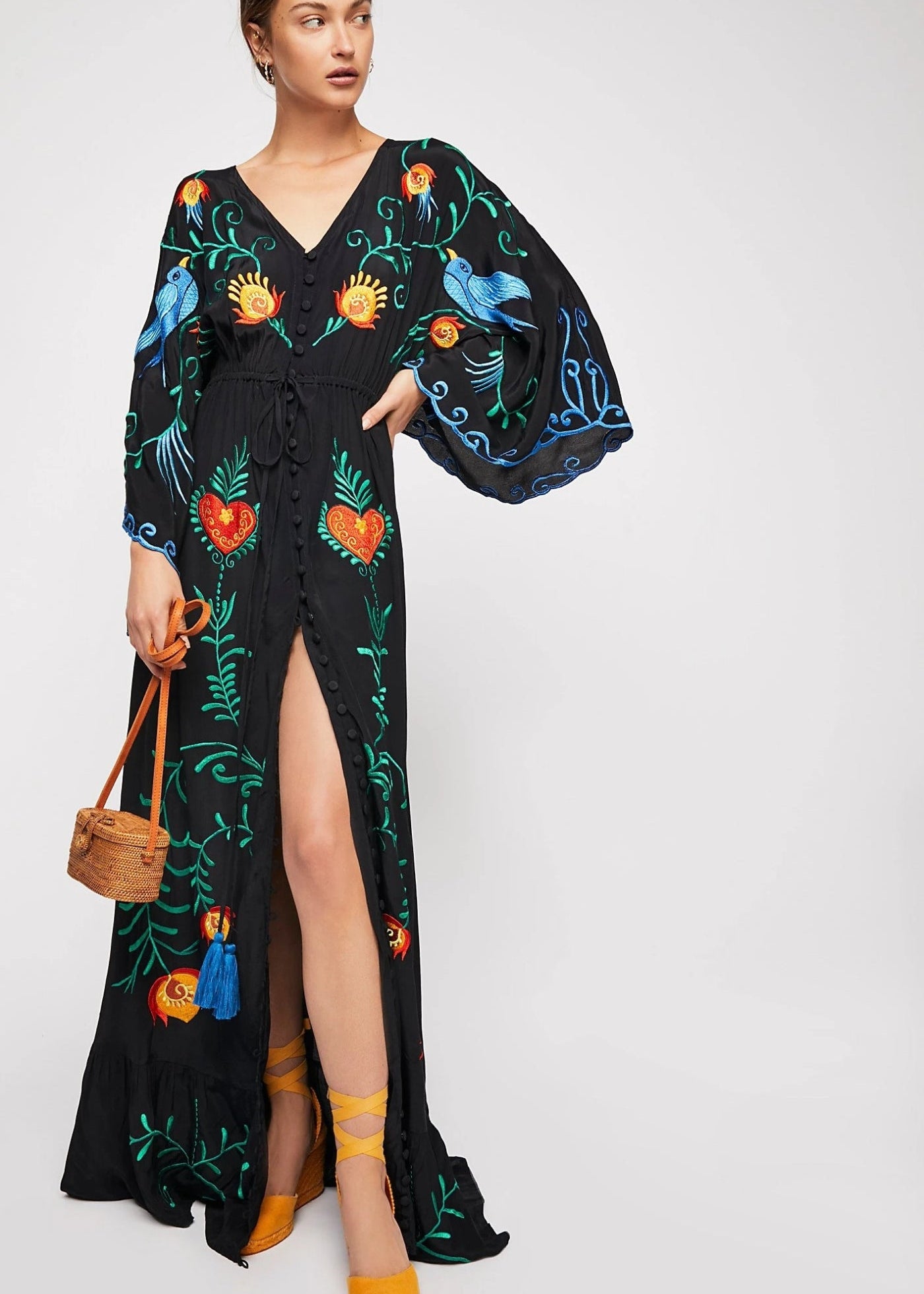 Robe kimono longue | Reika
