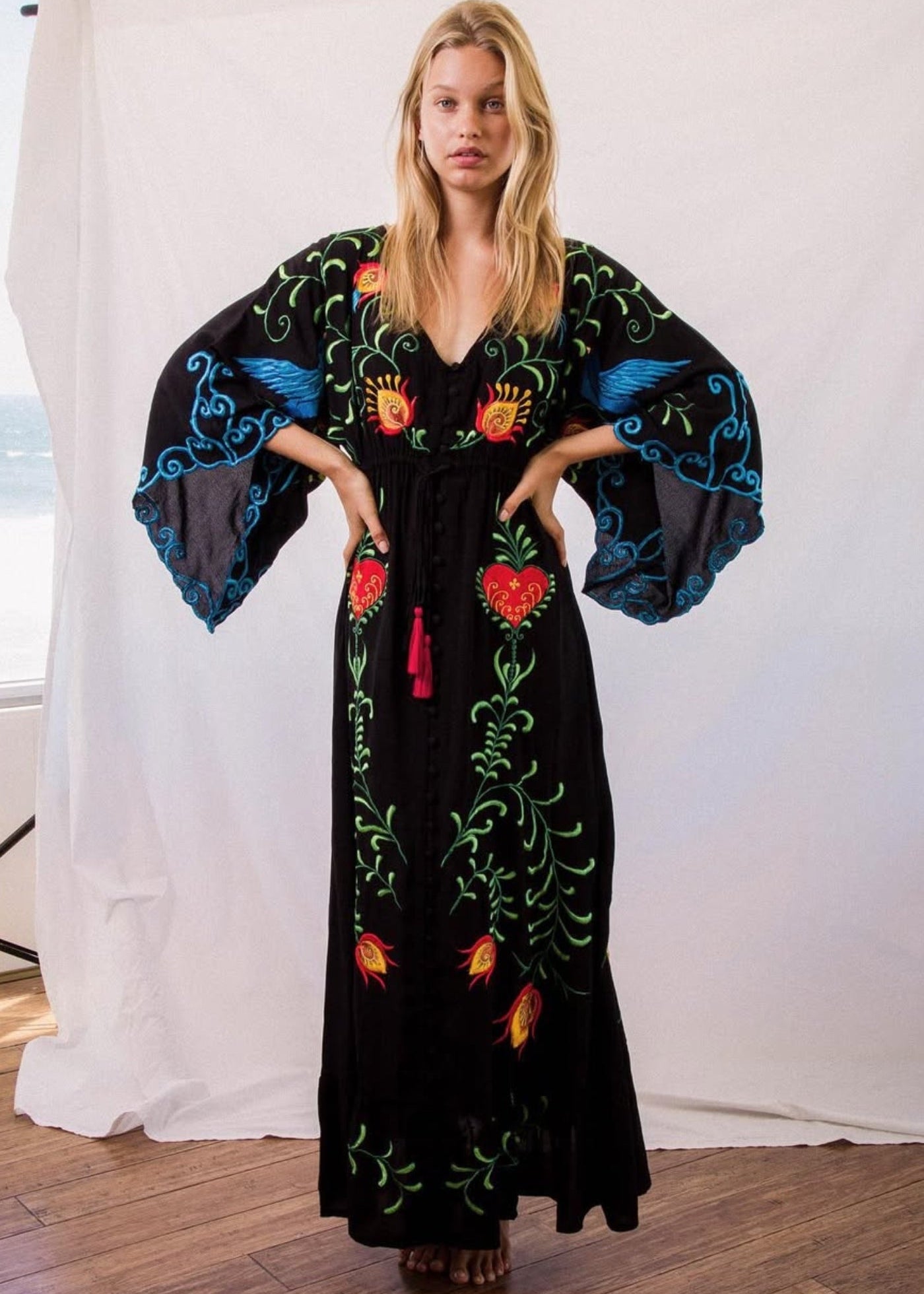 Robe kimono longue | Reika