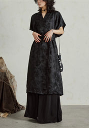 Robe kimono noire | Shibui