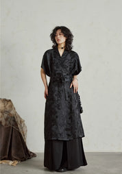 Robe kimono noire | Shibui