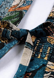 Veste kimono à motifs en jacquard