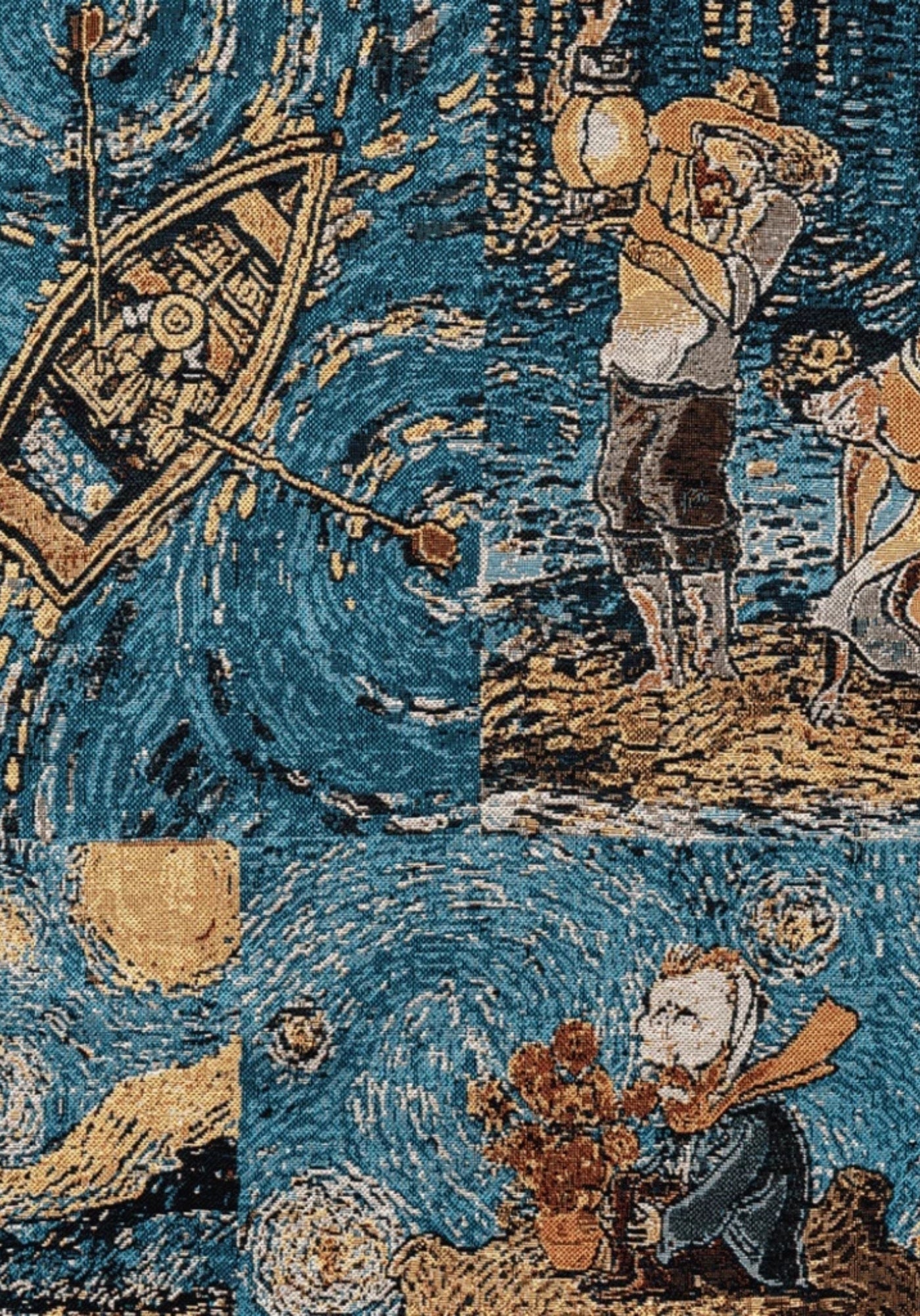 Veste kimono à motifs en jacquard