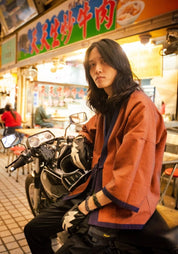 Veste kimono en denim | Kimura