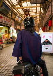 Veste kimono en denim | Kimura