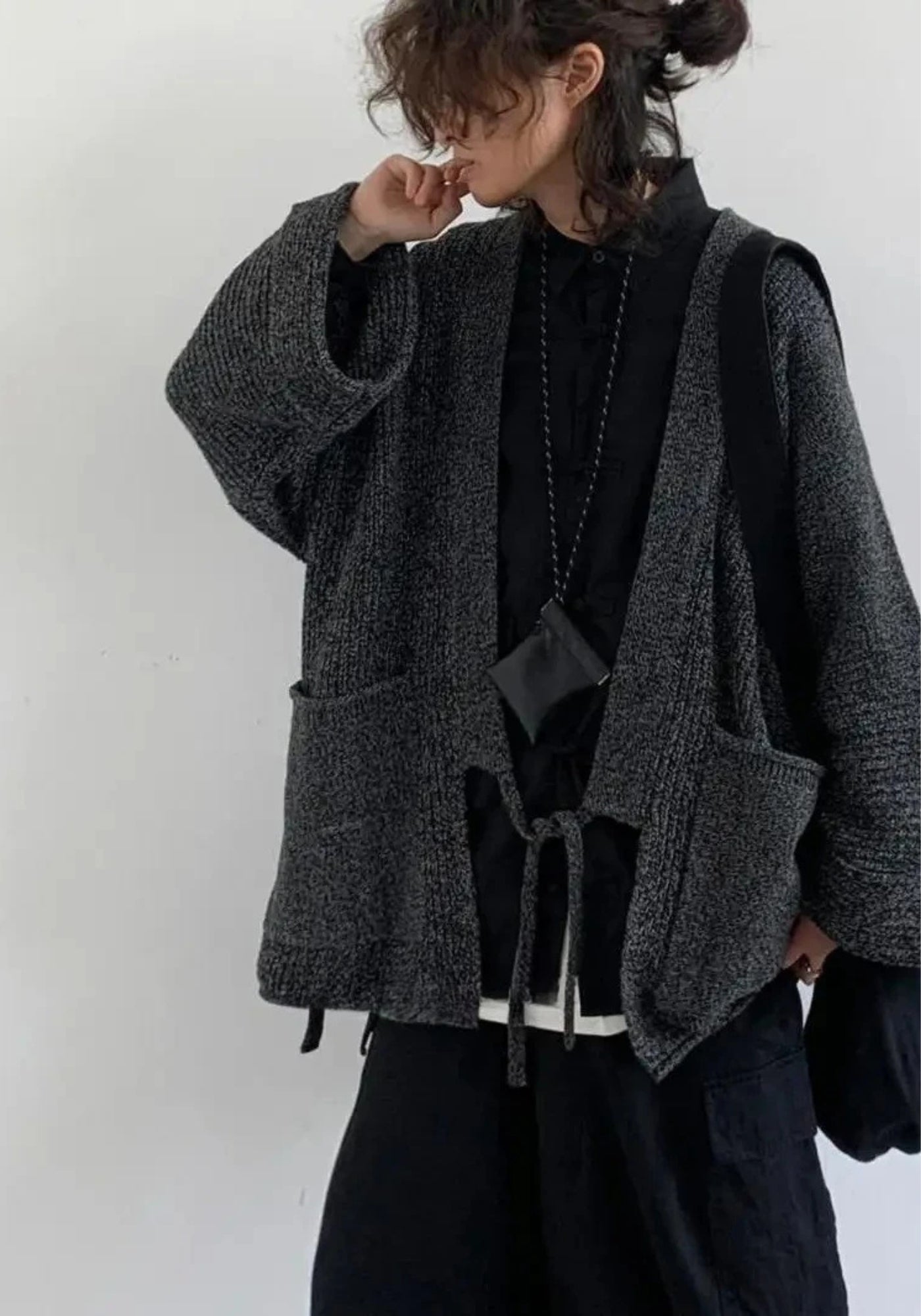 Veste kimono en tricot | Mirai