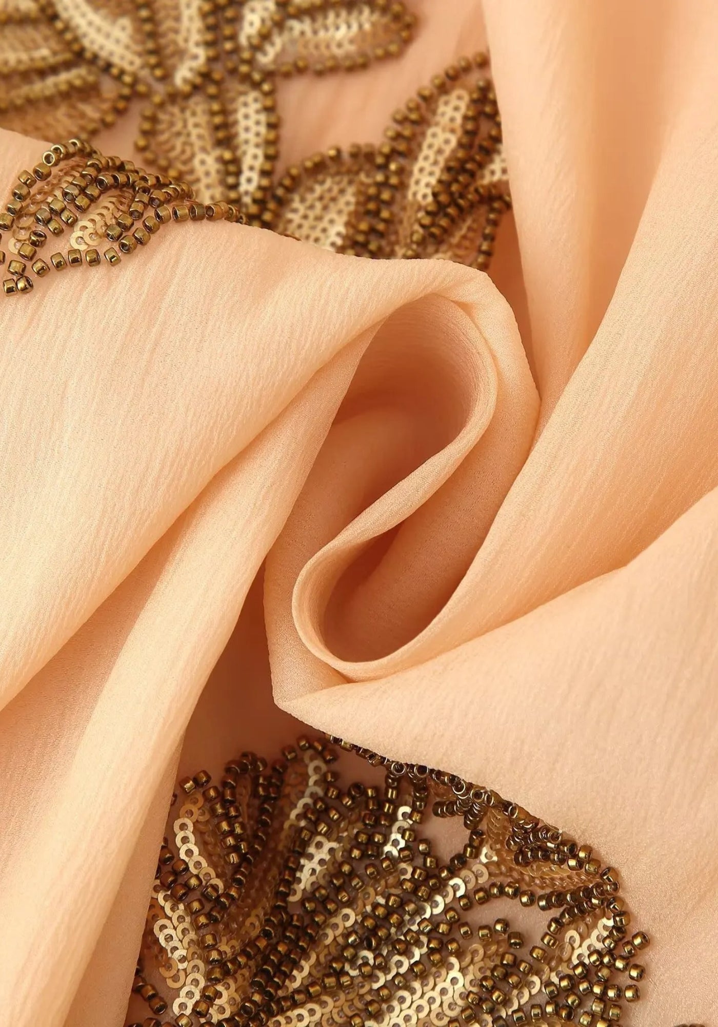 Veste kimono femme | Beige Brodée