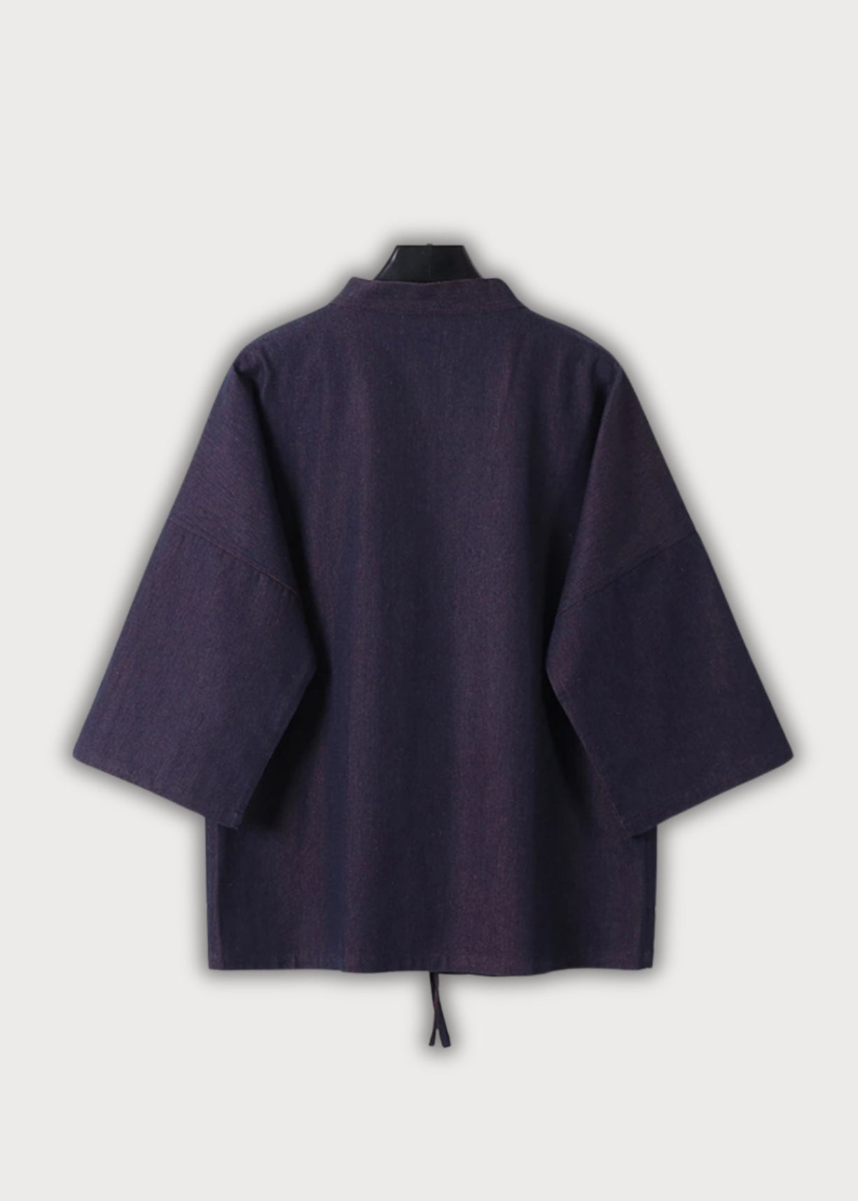 Veste kimono jean rouge denim