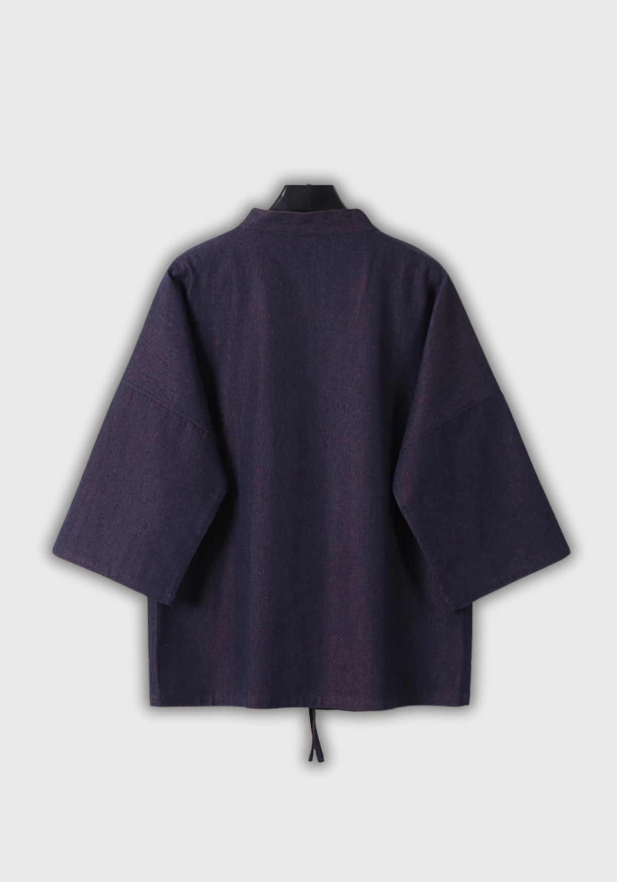 Veste kimono jean rouge denim