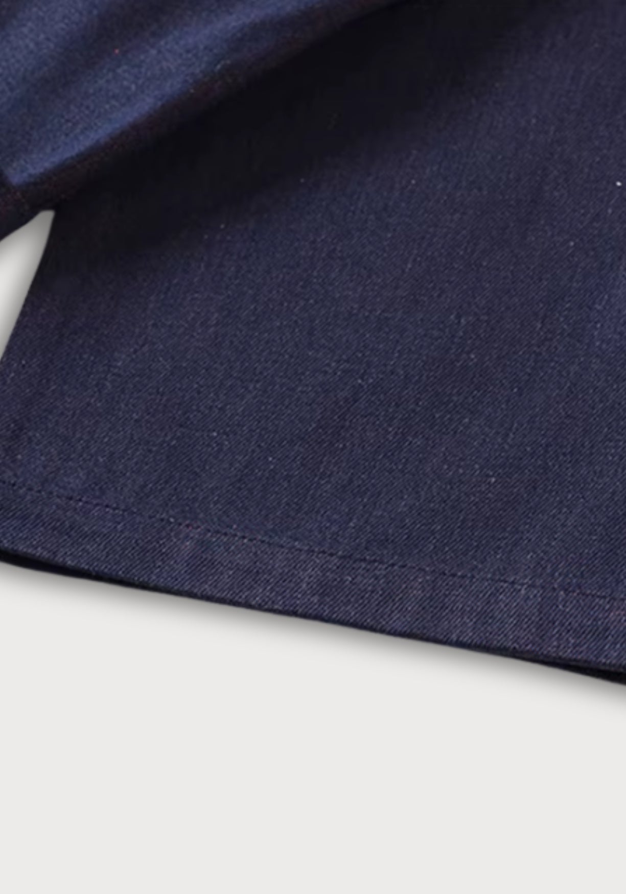 Veste kimono jean vert denim