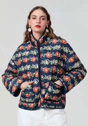 Veste kimono marine | Adèle