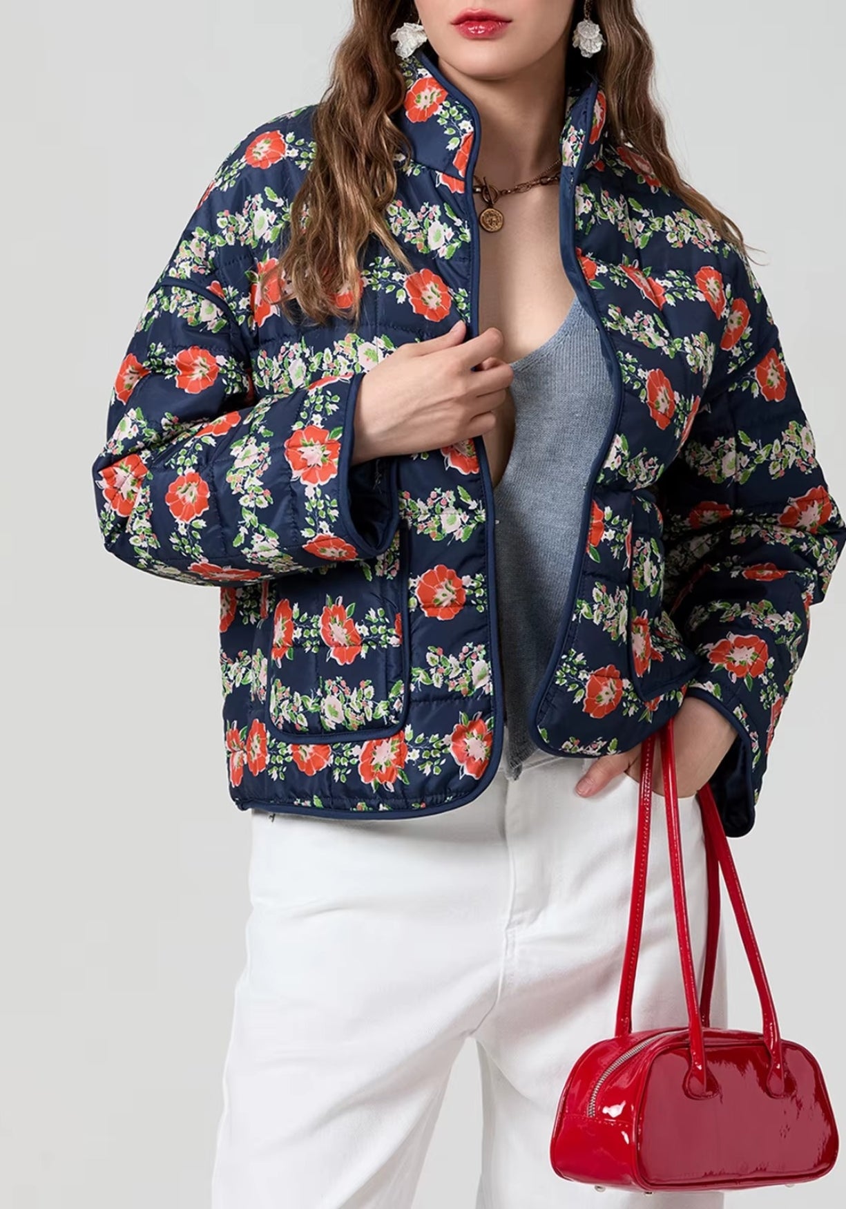 Veste kimono marine | Adèle