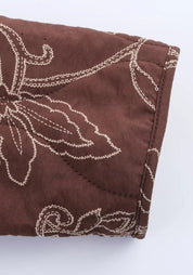 Veste kimono marron | Cannelle