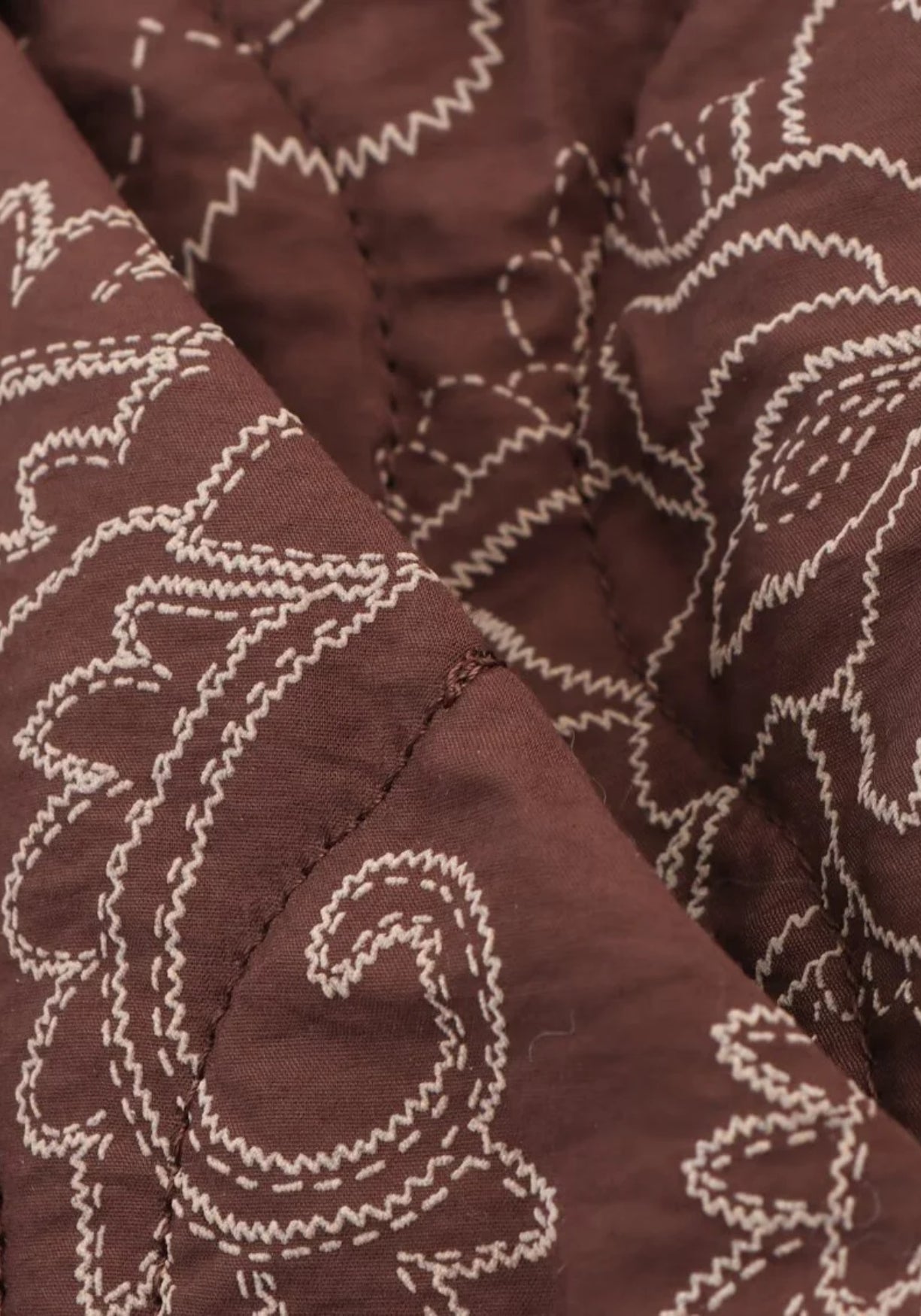 Veste kimono marron | Cannelle