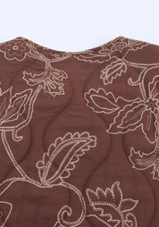 Veste kimono marron | Cannelle