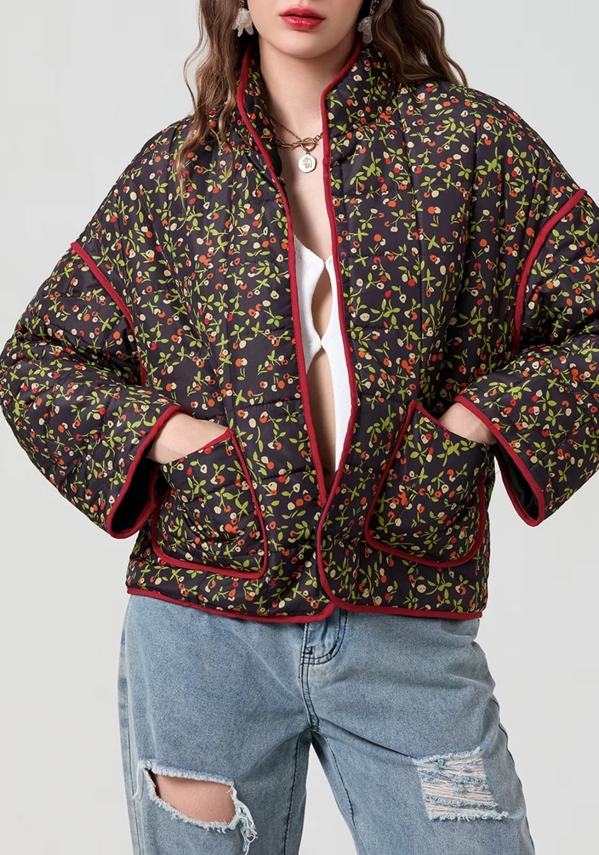 Veste kimono noire | Manon Noir / S
