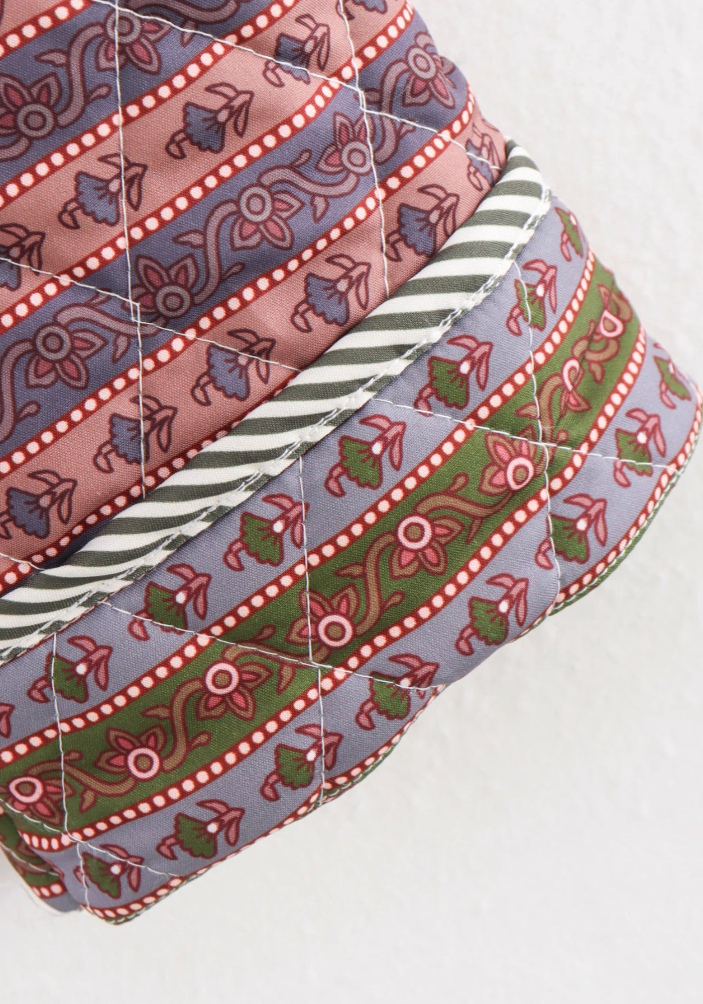 Veste kimono matelassée patchwork femme