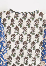 Veste kimono matelassée patchwork femme