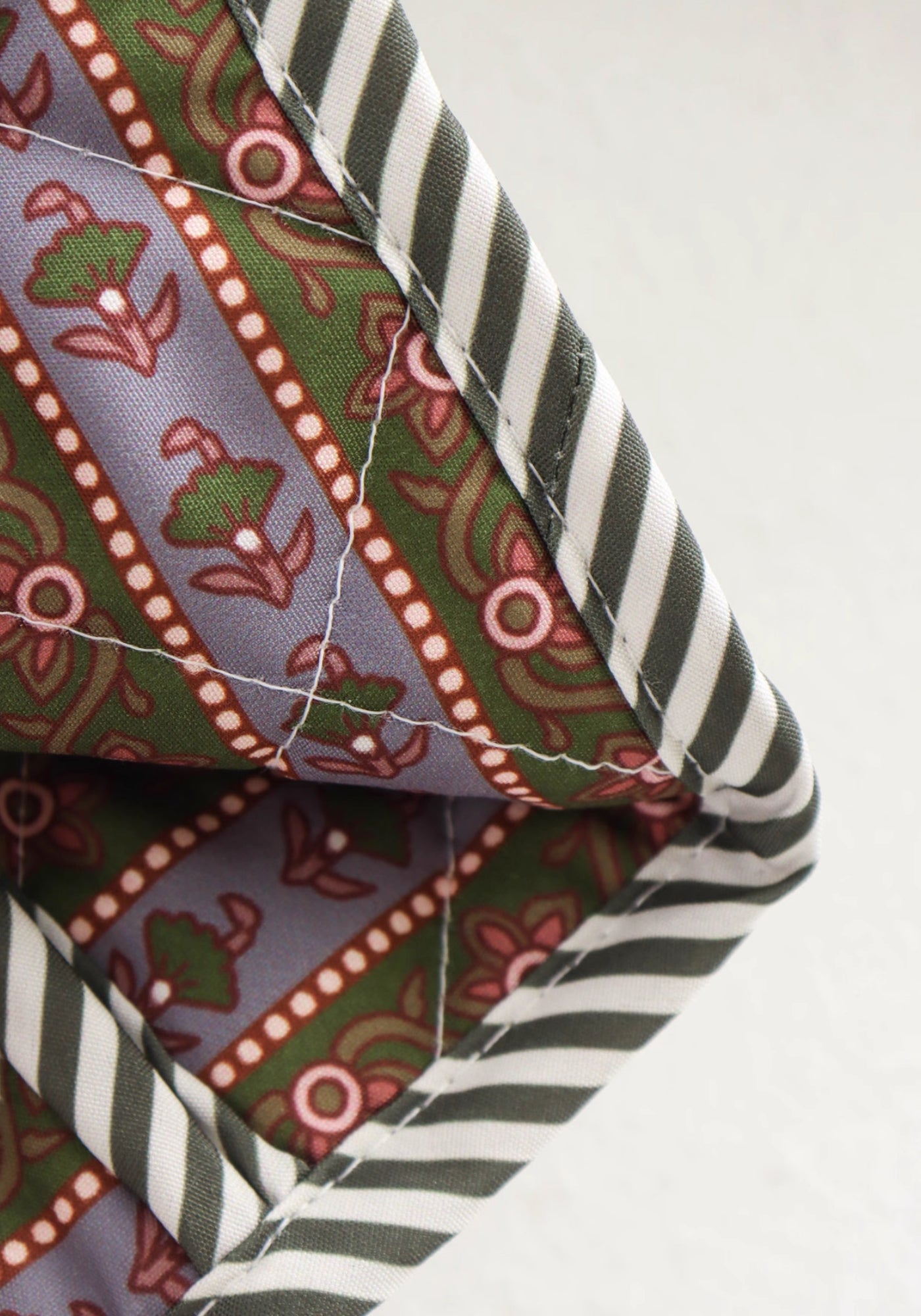 Veste kimono matelassée patchwork femme